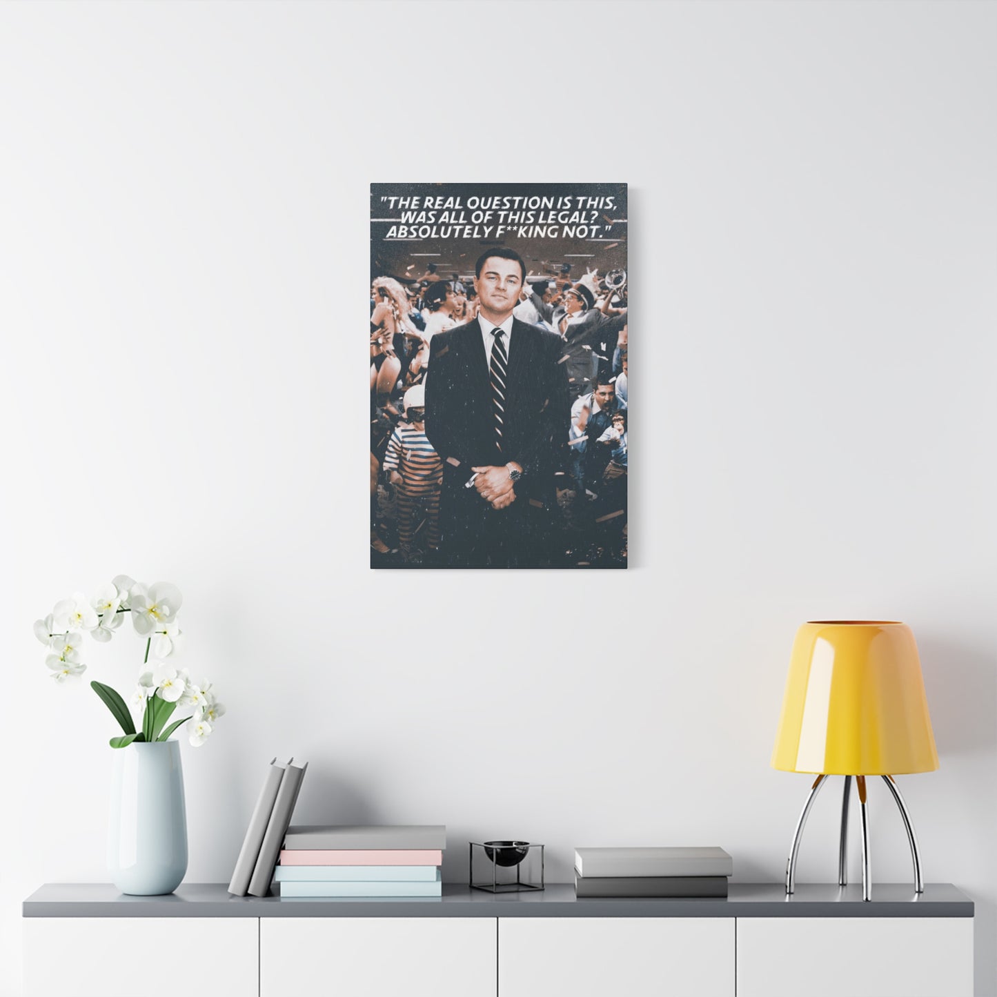 The Wolf Of Wall Street Motivational Canvas