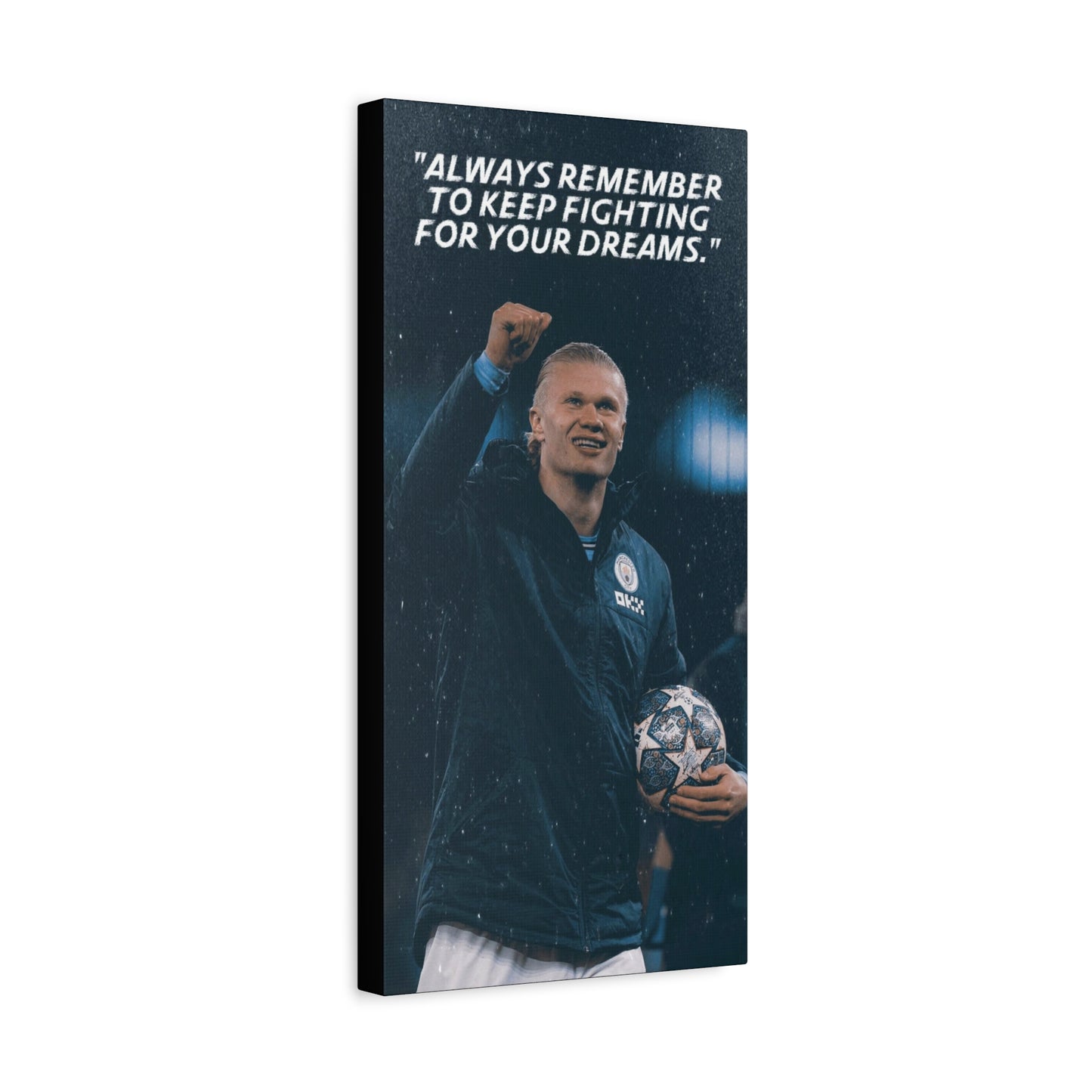 Erling Haaland Motivational Canvas