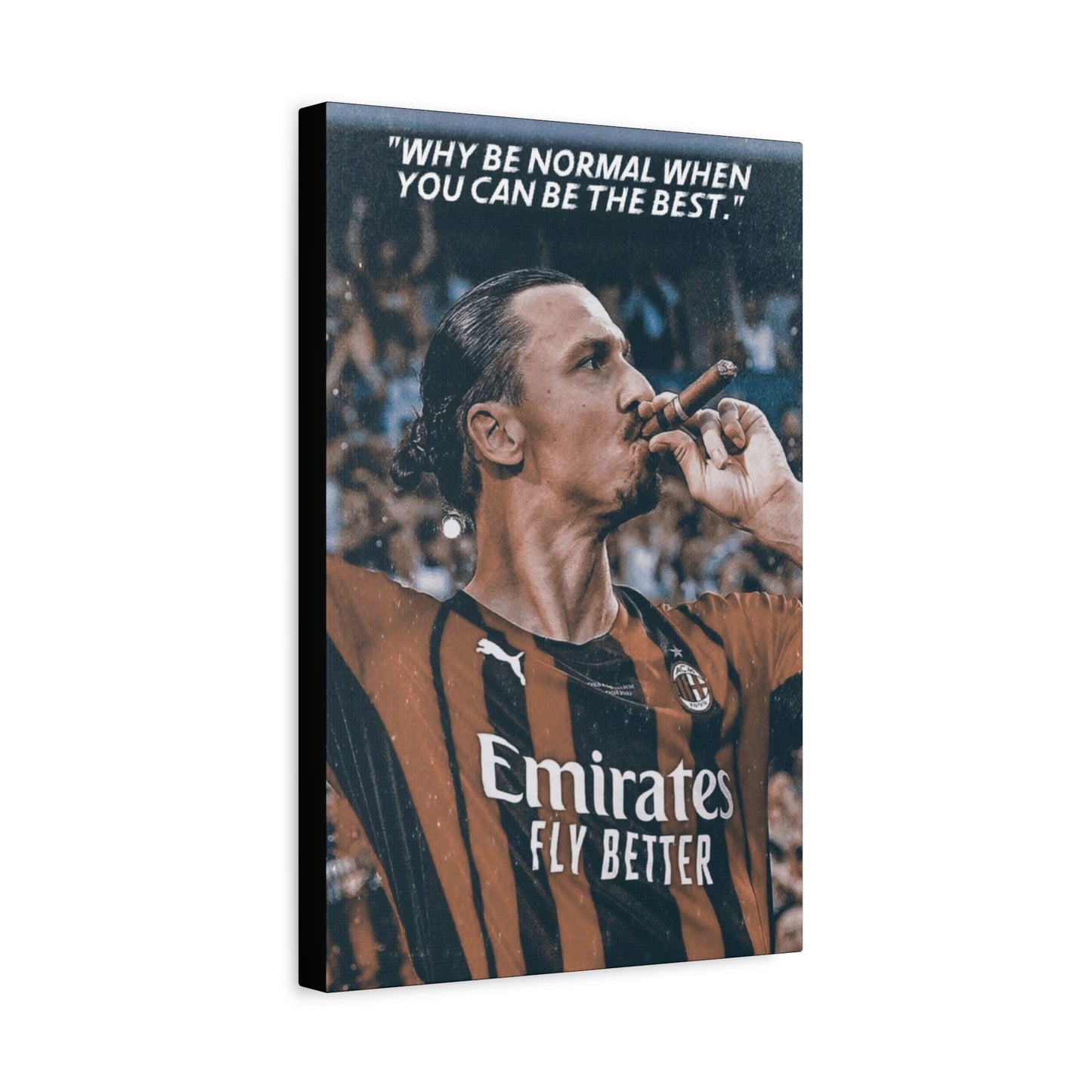 Zlatan Ibrahimovic Motivational Canvas