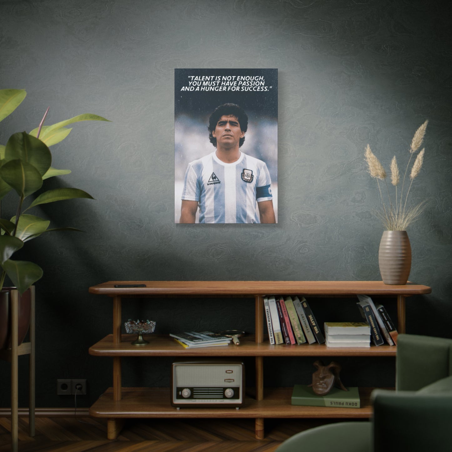 Diego Maradona Motivational Canvas