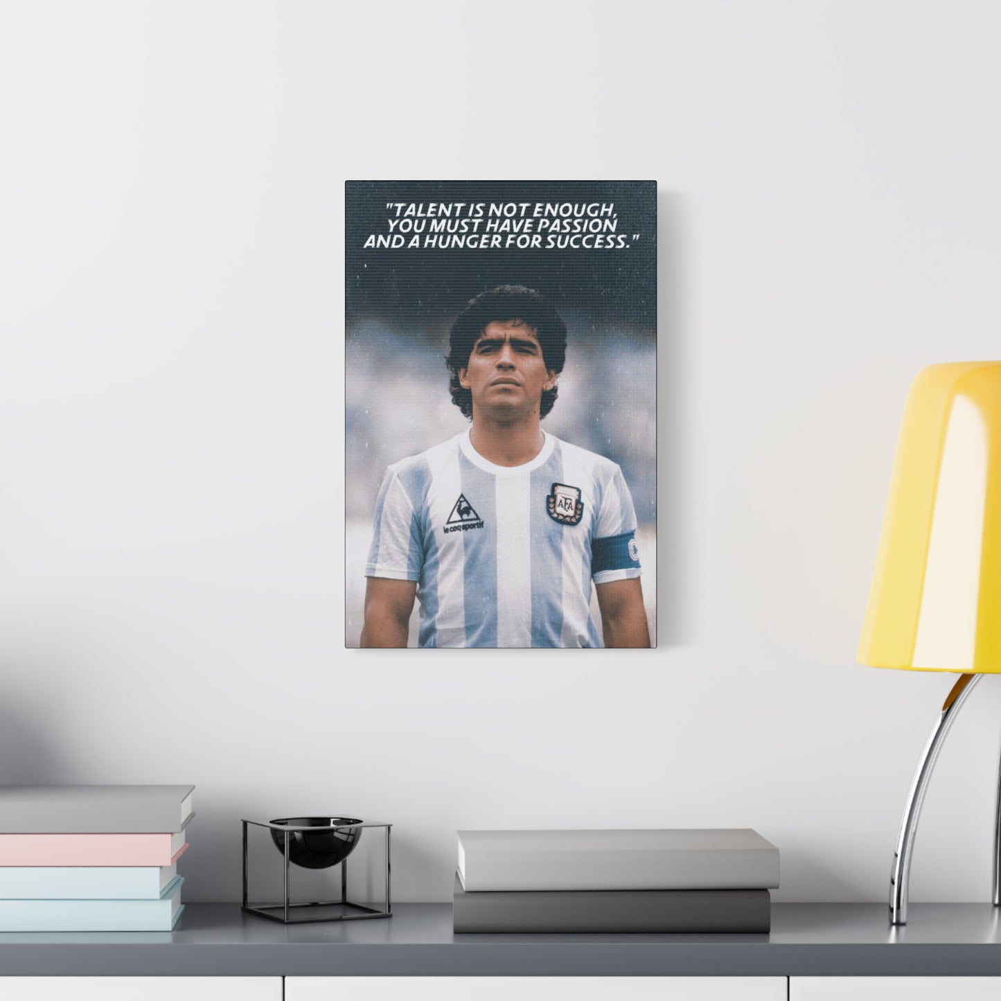 Diego Maradona Motivational Canvas