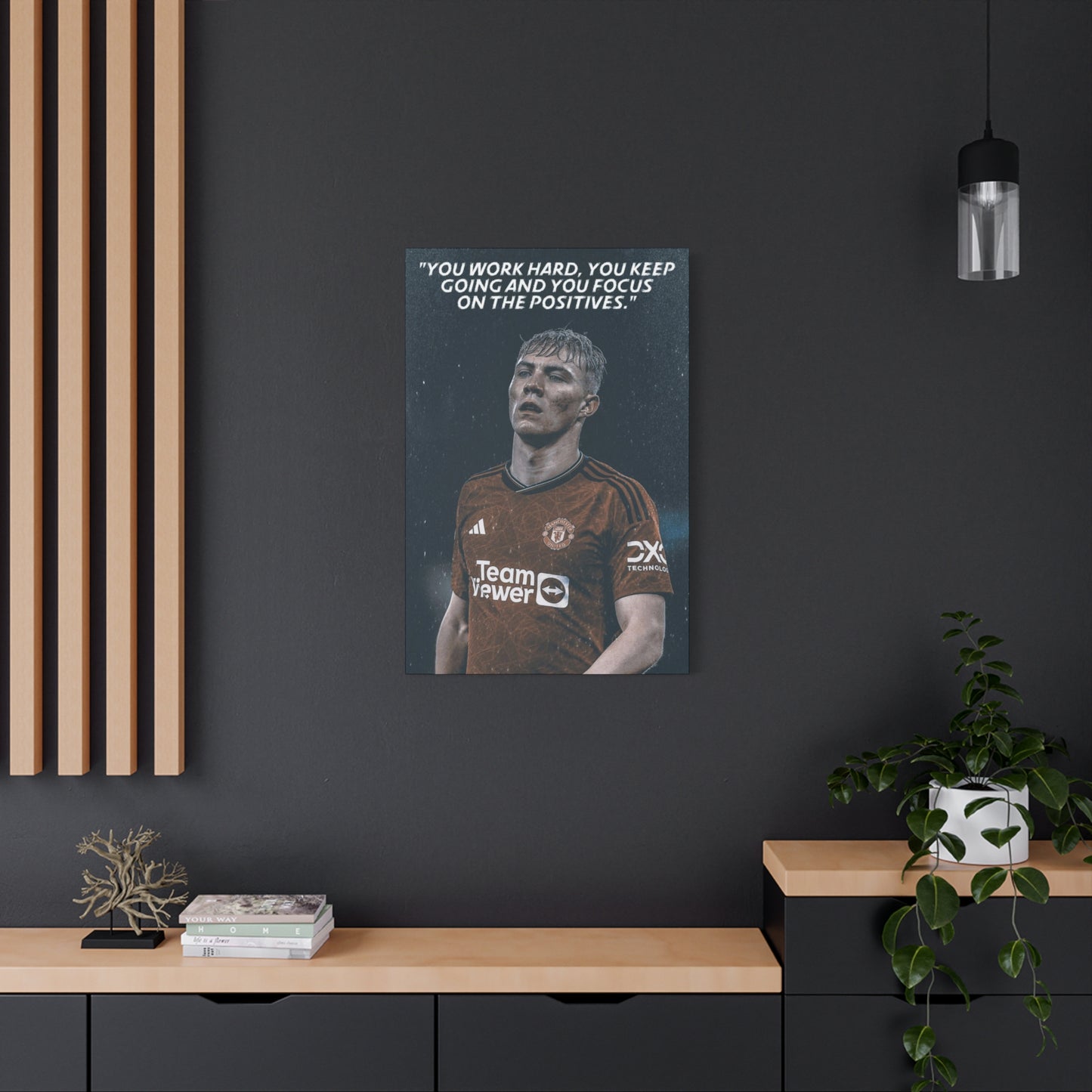 Rasmus Hojlund Motivational Canvas