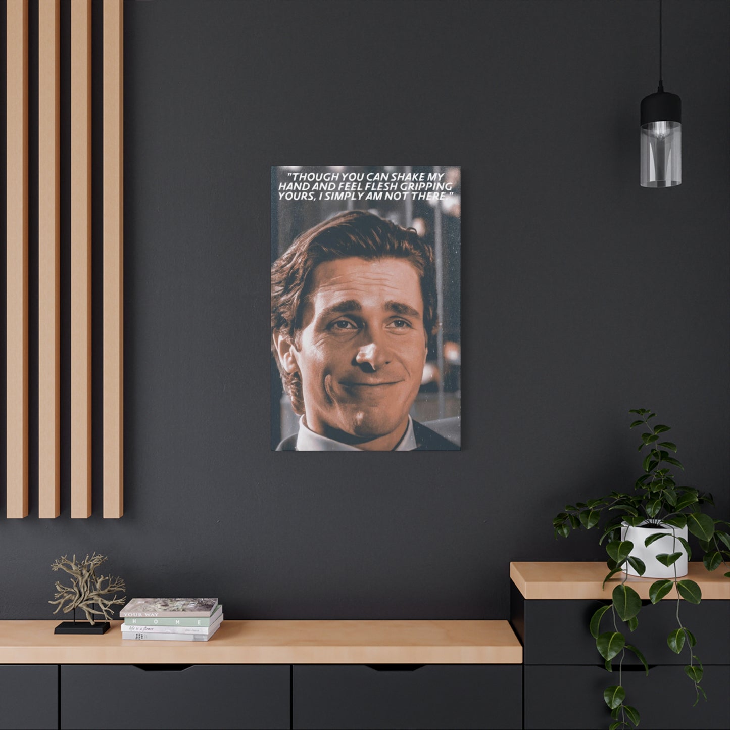 Patrick Bateman Motivational Canvas