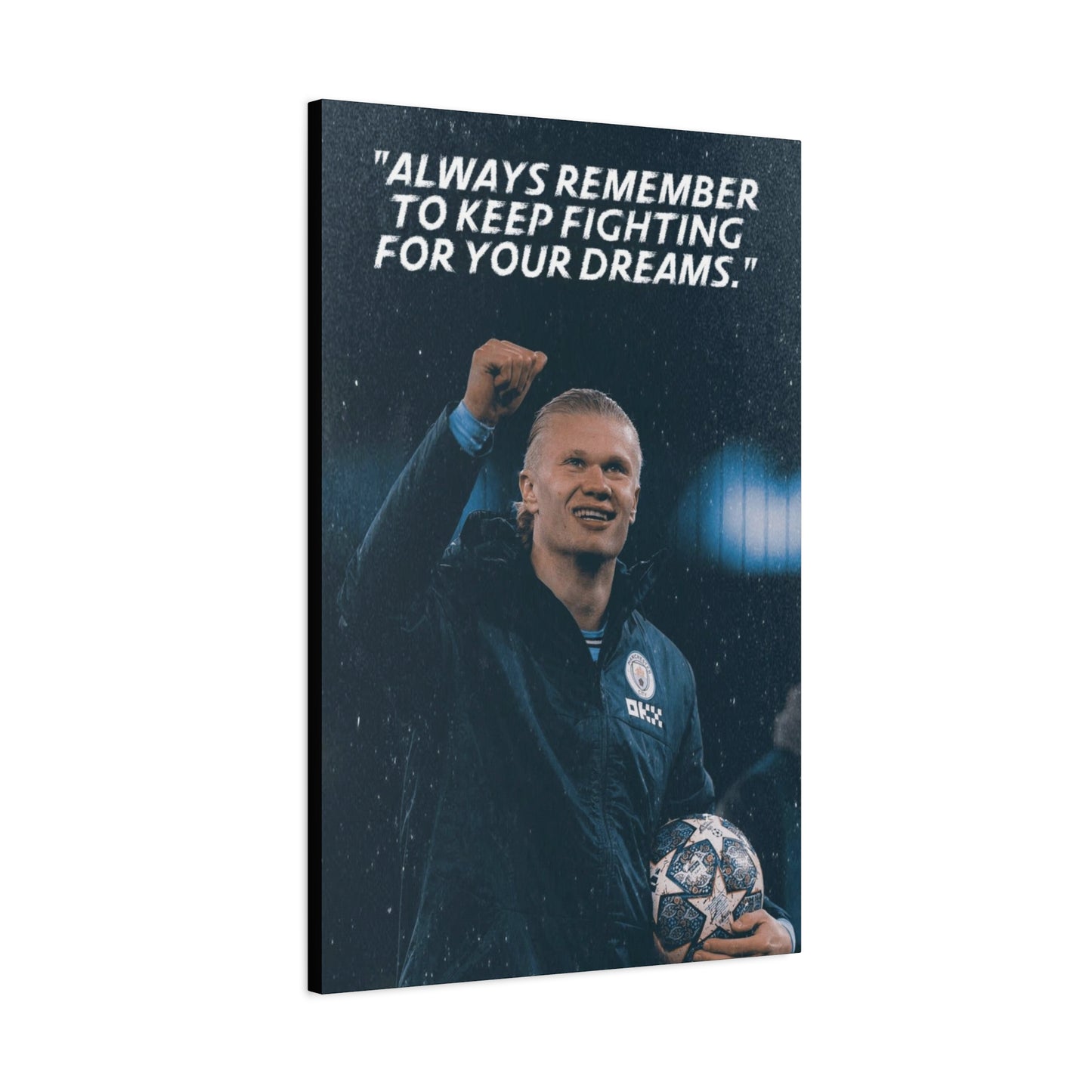 Erling Haaland Motivational Canvas