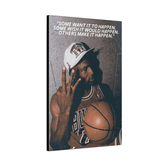 Michael Jordan Motivational Canvas