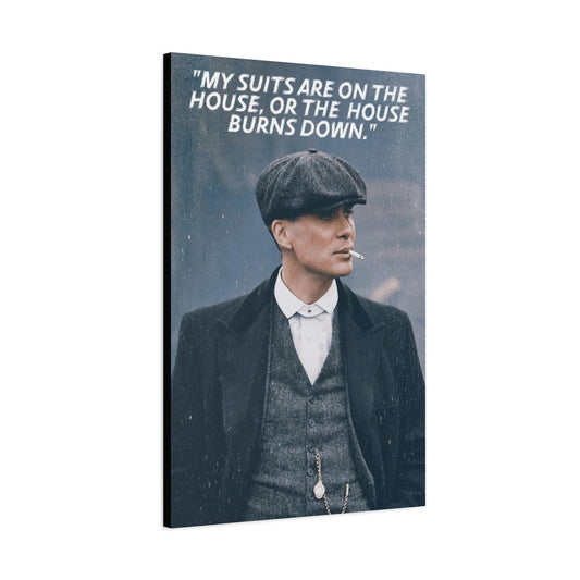 Tommy Shelby Motivational Canvas