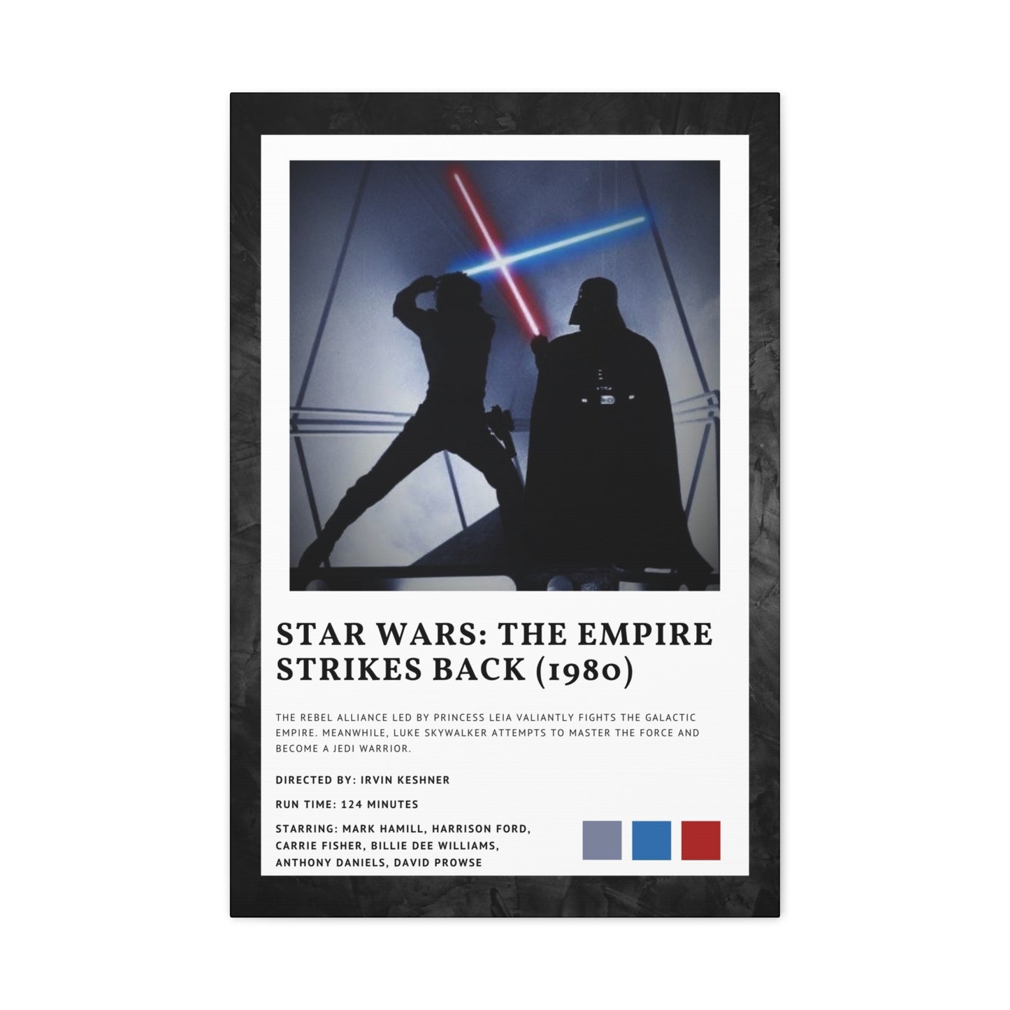 Star Wars Movie Cover Canvas