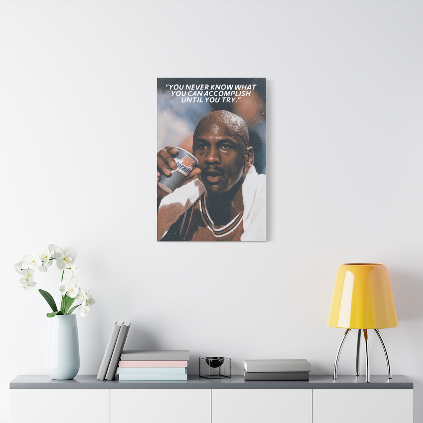 Michael Jordan Motivational Canvas