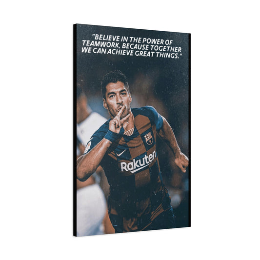 Luis Suarez Motivational Canvas