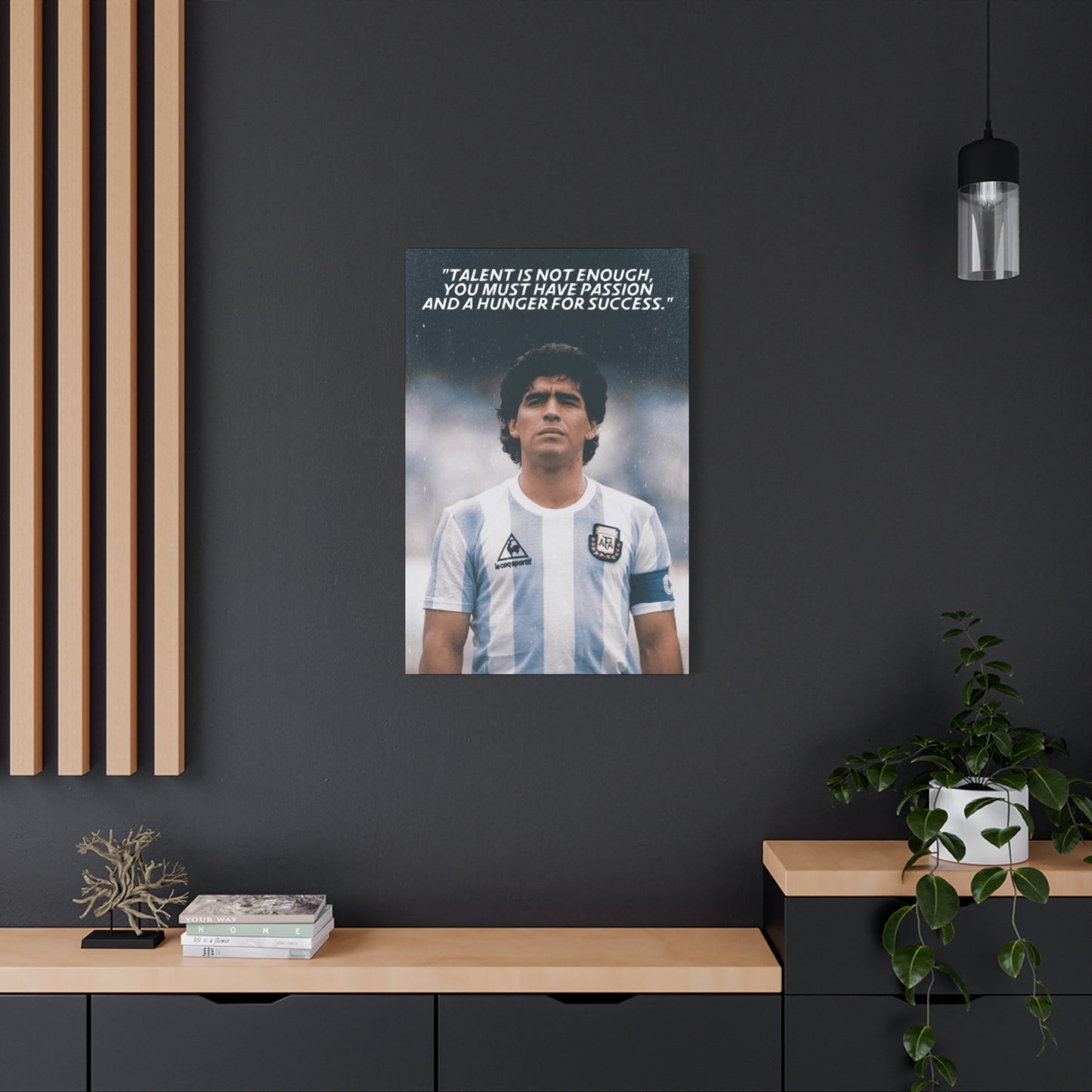 Diego Maradona Motivational Canvas