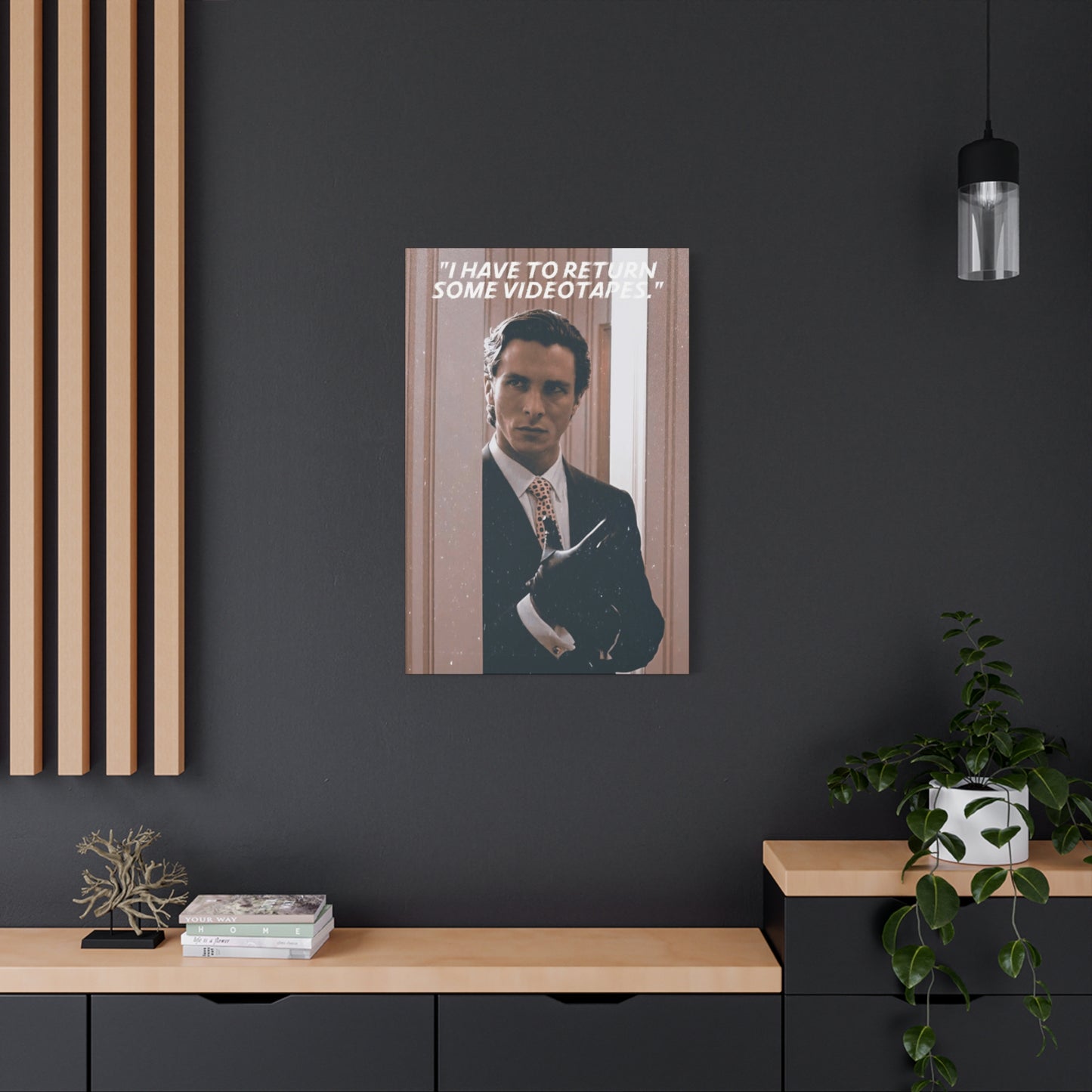 Patrick Bateman Motivational Canvas