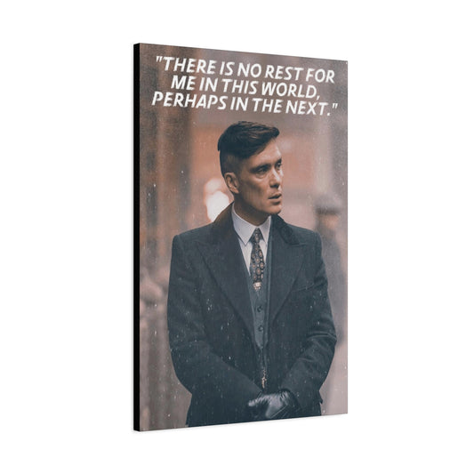 Tommy Shelby Motivational Canvas