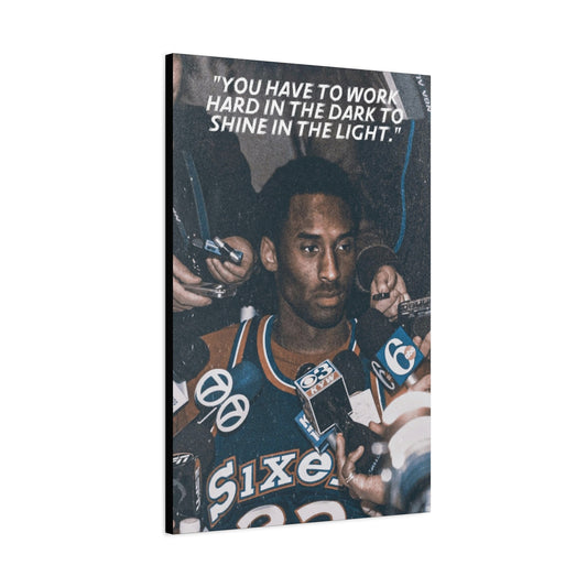 Kobe Bryant Motivational Canvas