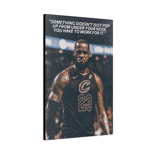 LeBron James Motivational Canvas