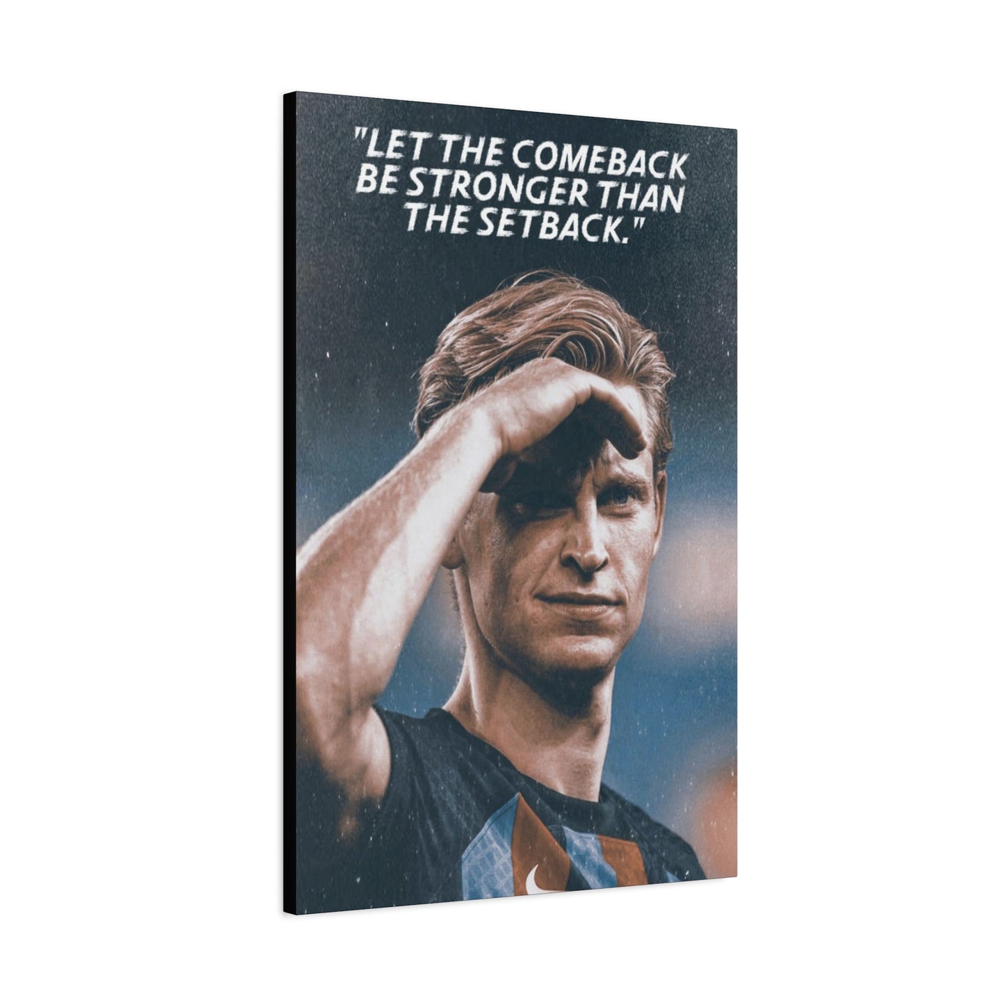 Frenkie De Jong Motivational Canvas
