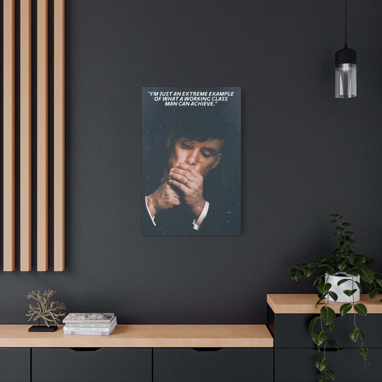 Tommy Shelby Motivational Canvas