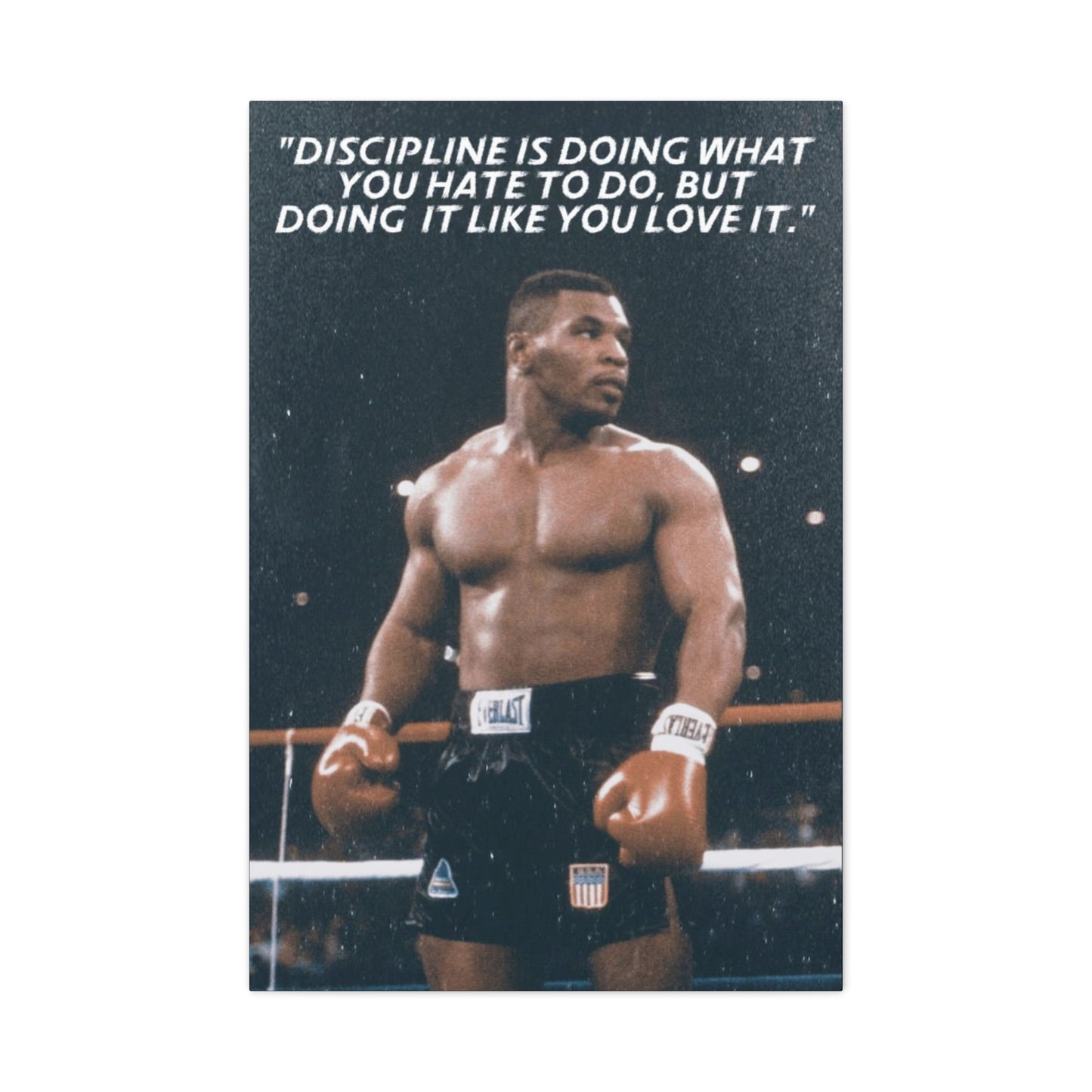 Mike Tyson Motivational Canvas
