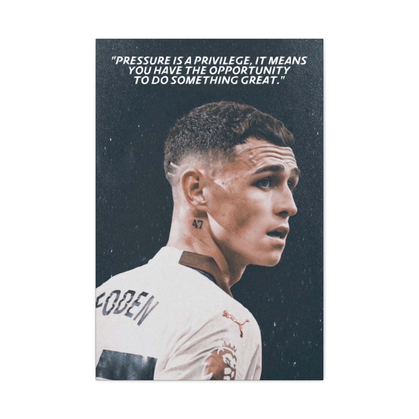 Phil Foden Motivational Canvas