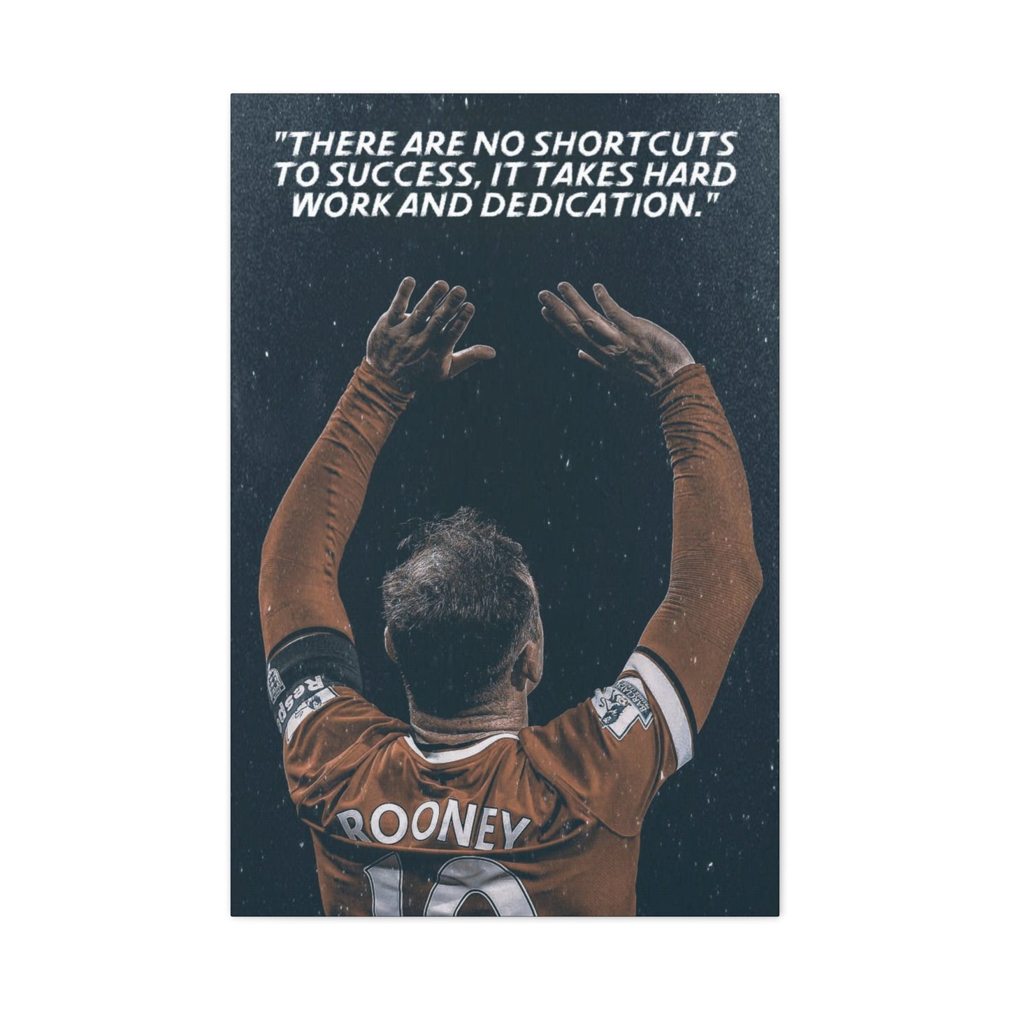 Wayne Rooney Motivational Canvas