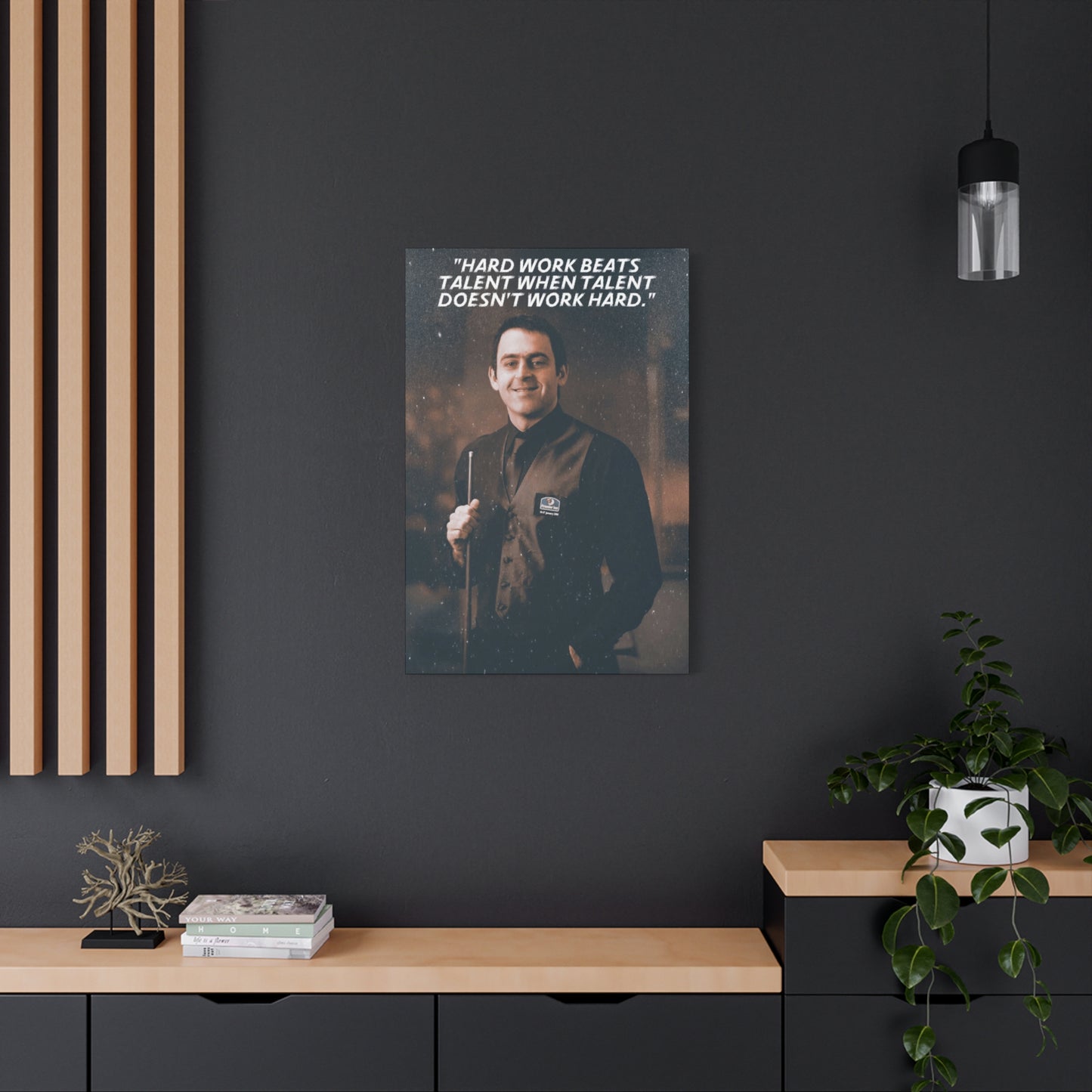 Ronnie O Sullivan Motivational Canvas