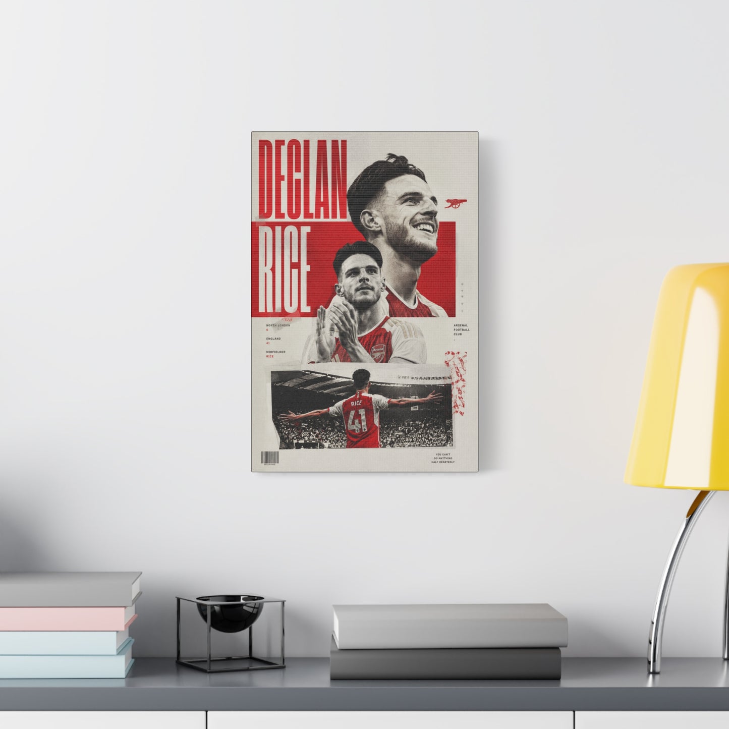 Declan Rice Arsenal Canvas – 4K Football Wall Art