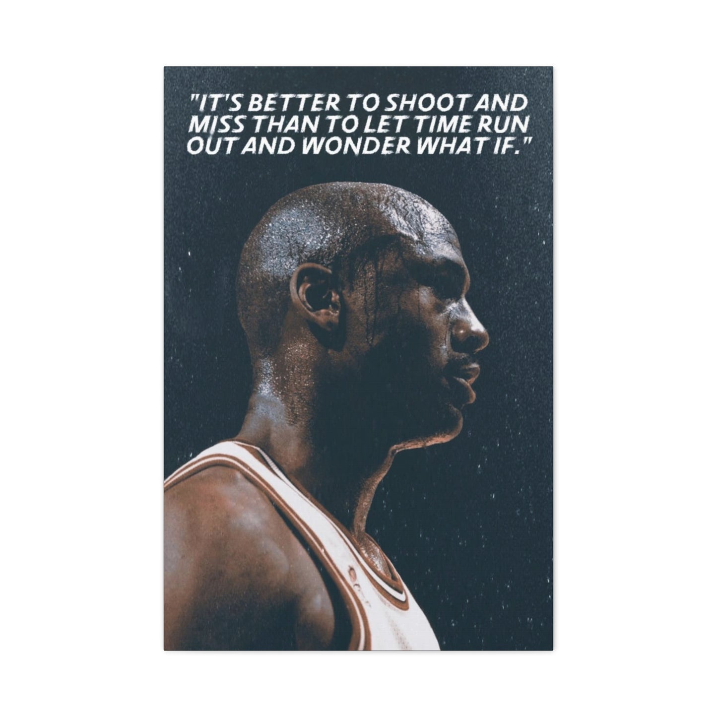 Michael Jordan Motivational Canvas