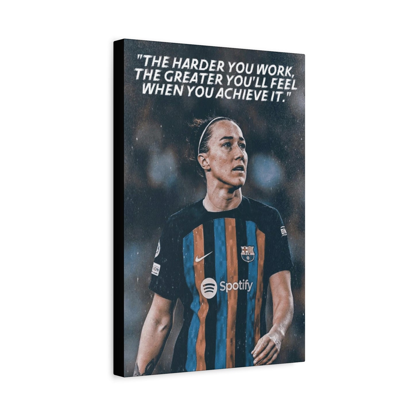 Lucy Bronze Motivational Canvas