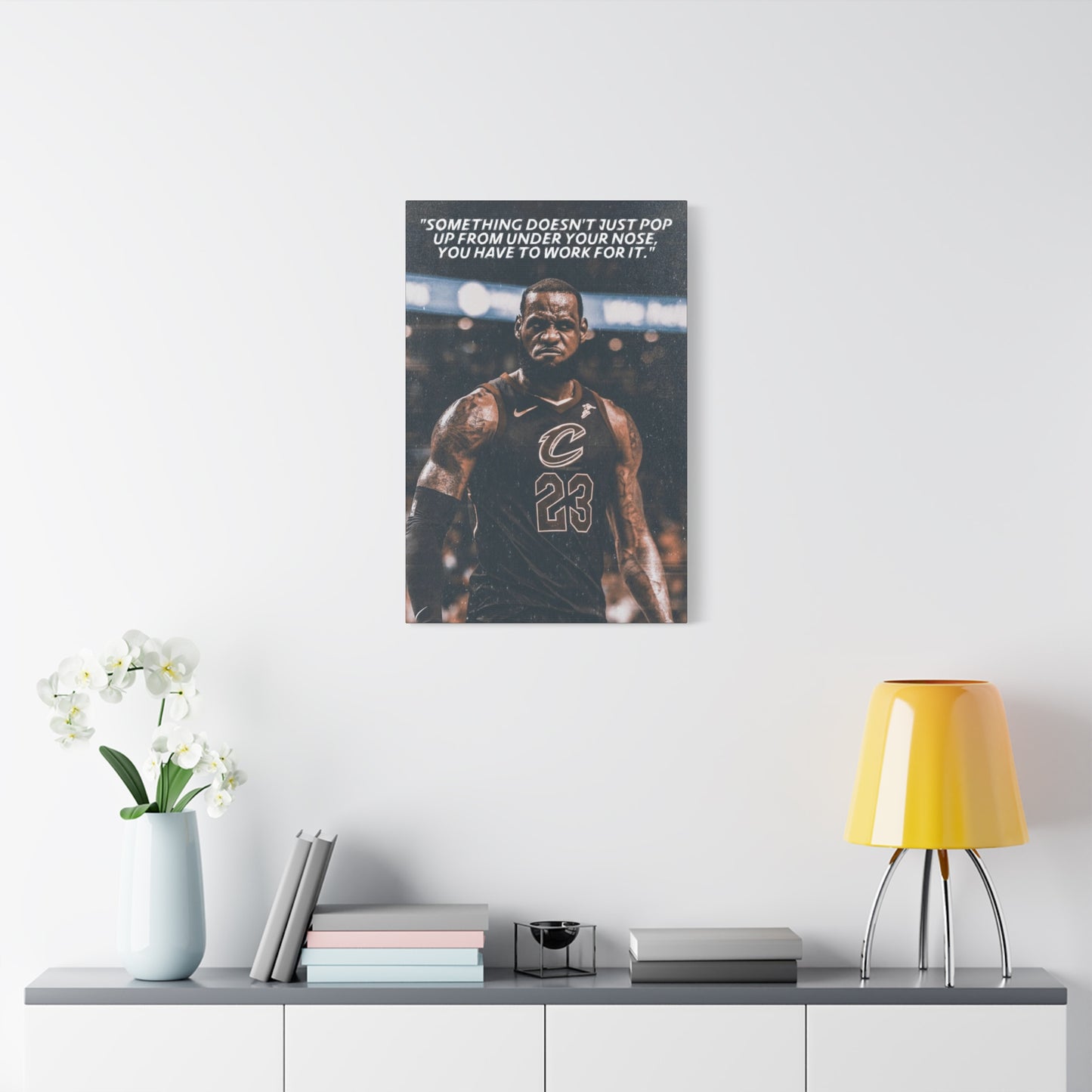 LeBron James Motivational Canvas