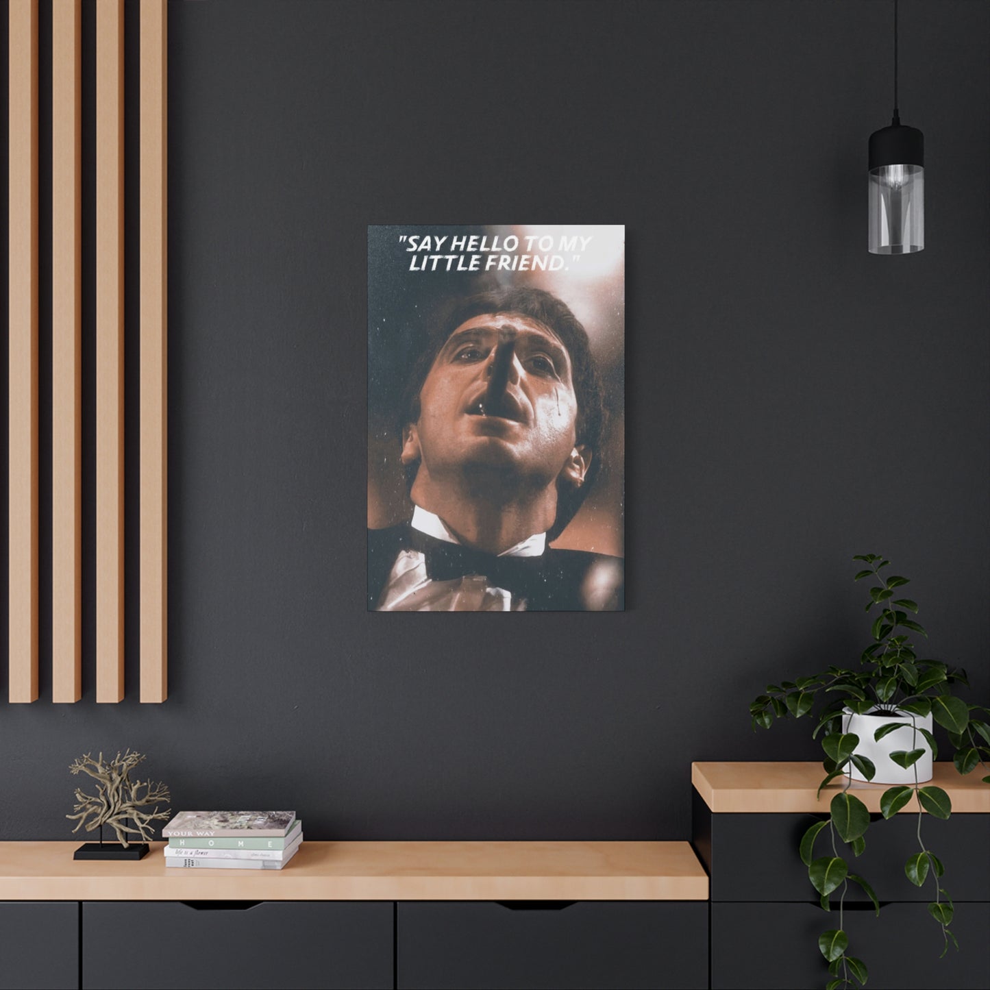 Tony Montana Motivational Canvas