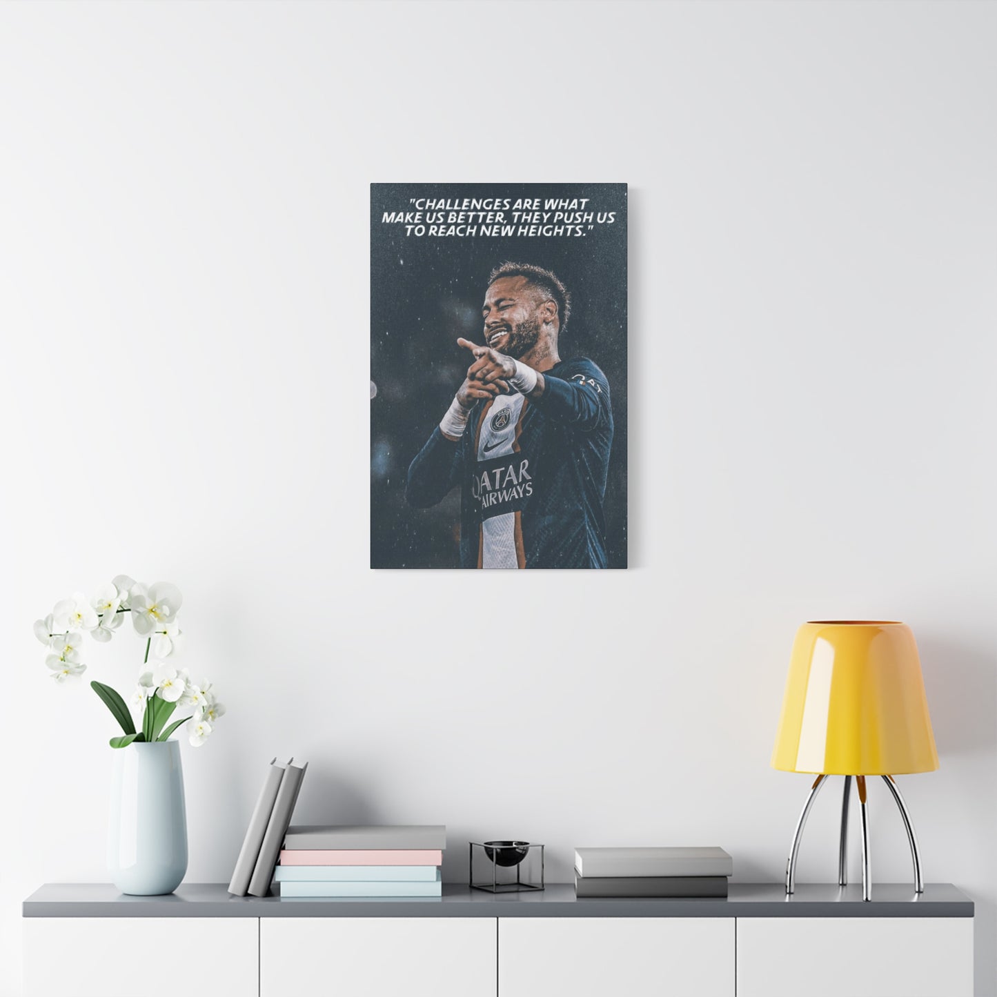 Neymar Motivational Canvas