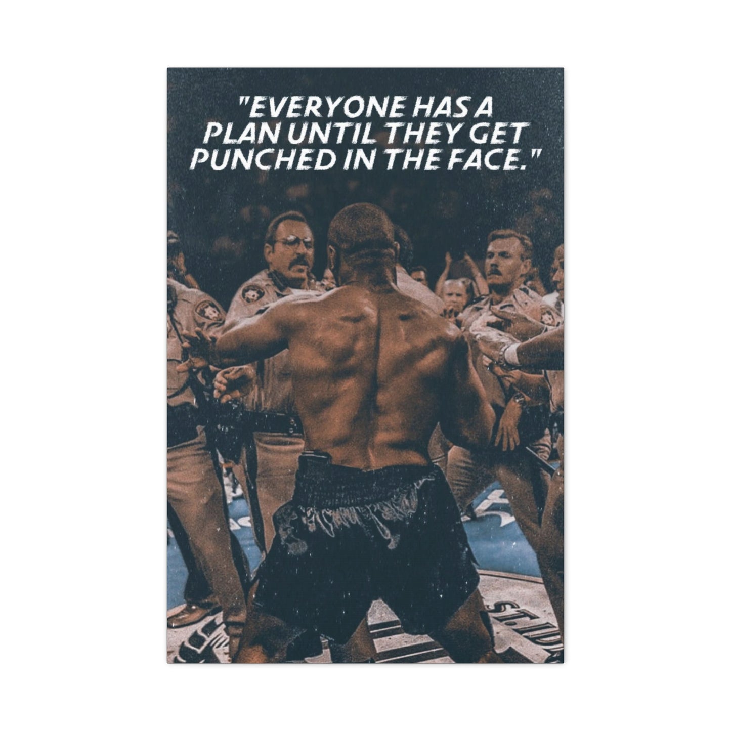 Mike Tyson Motivational Canvas