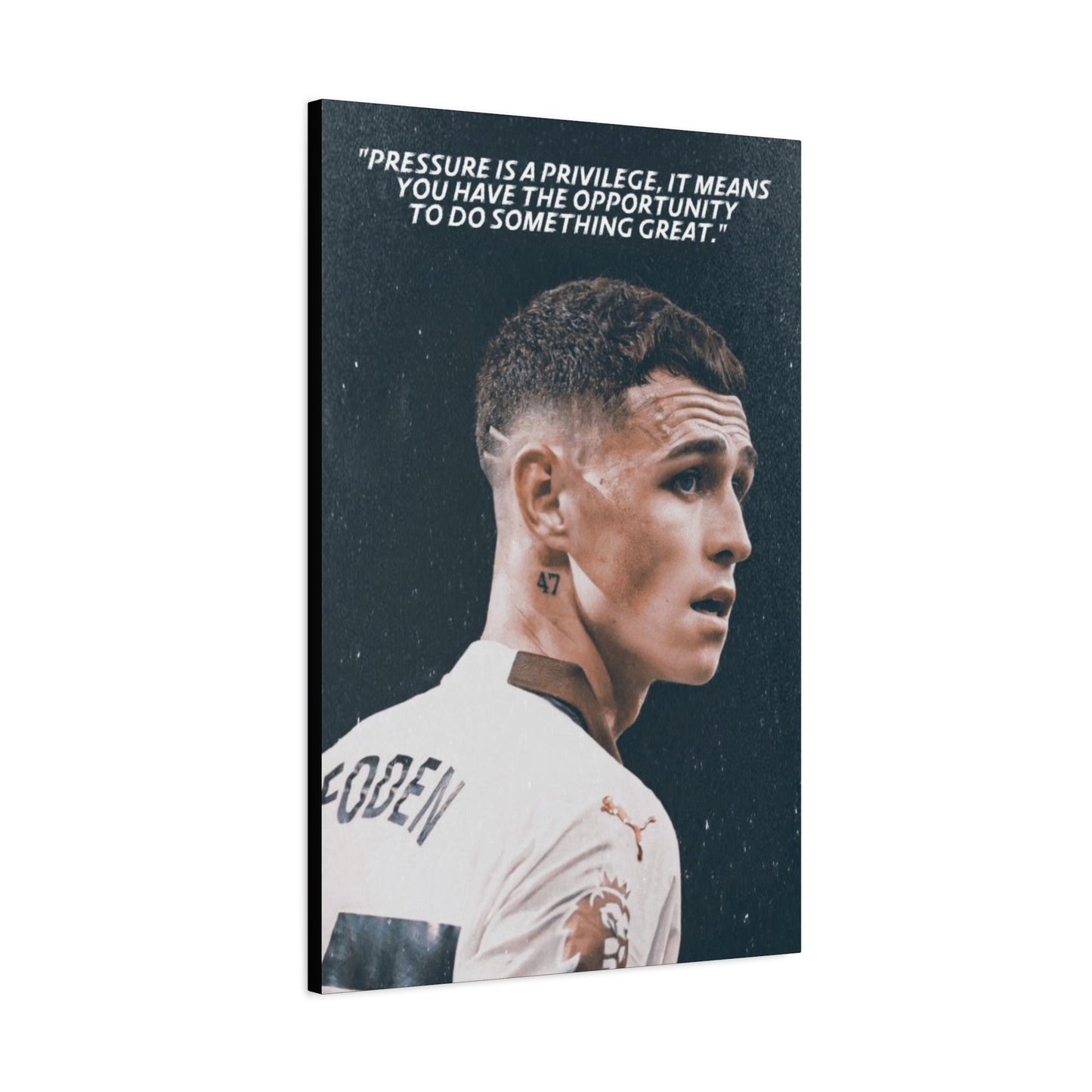 Phil Foden Motivational Canvas