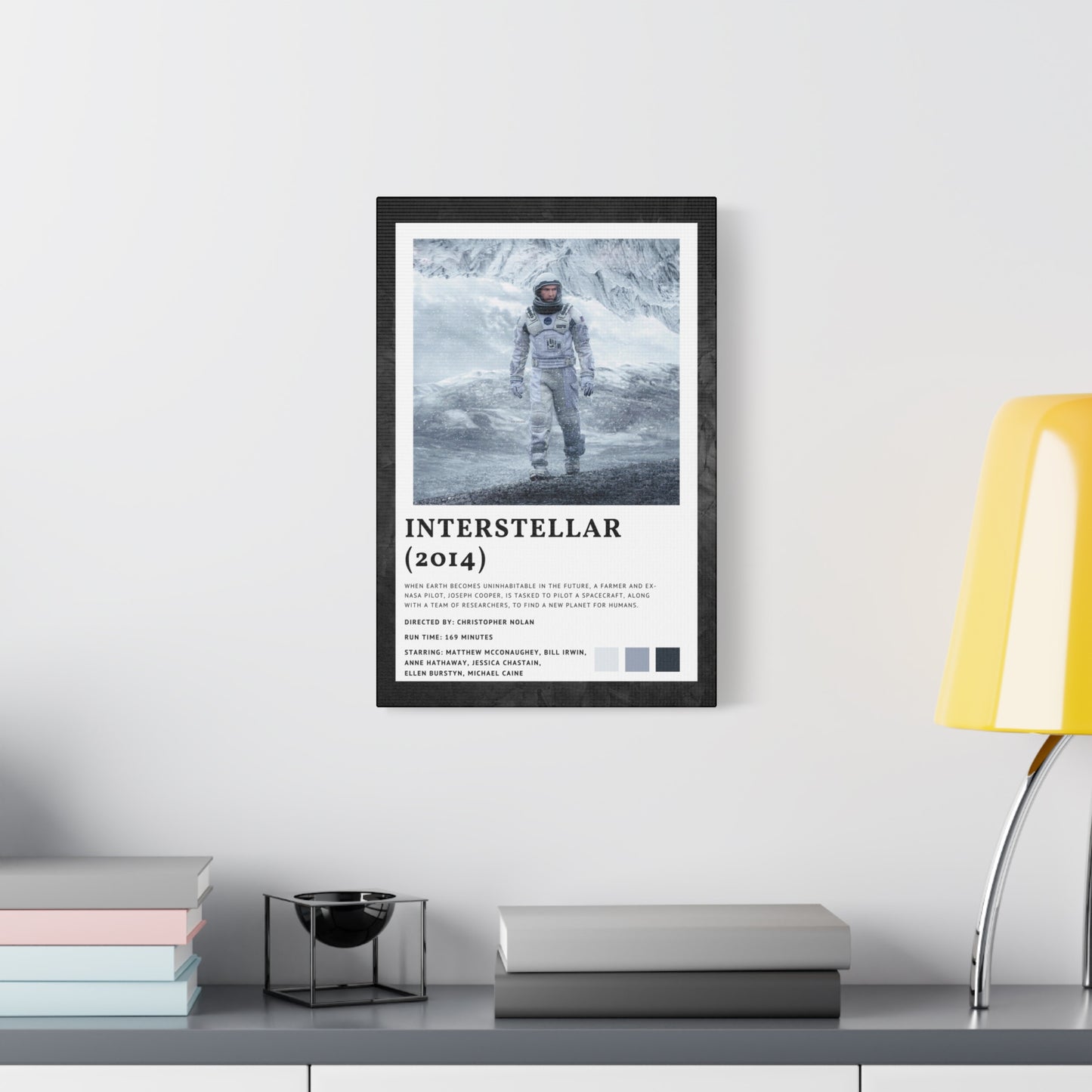 Interstellar Movie Cover Canvas