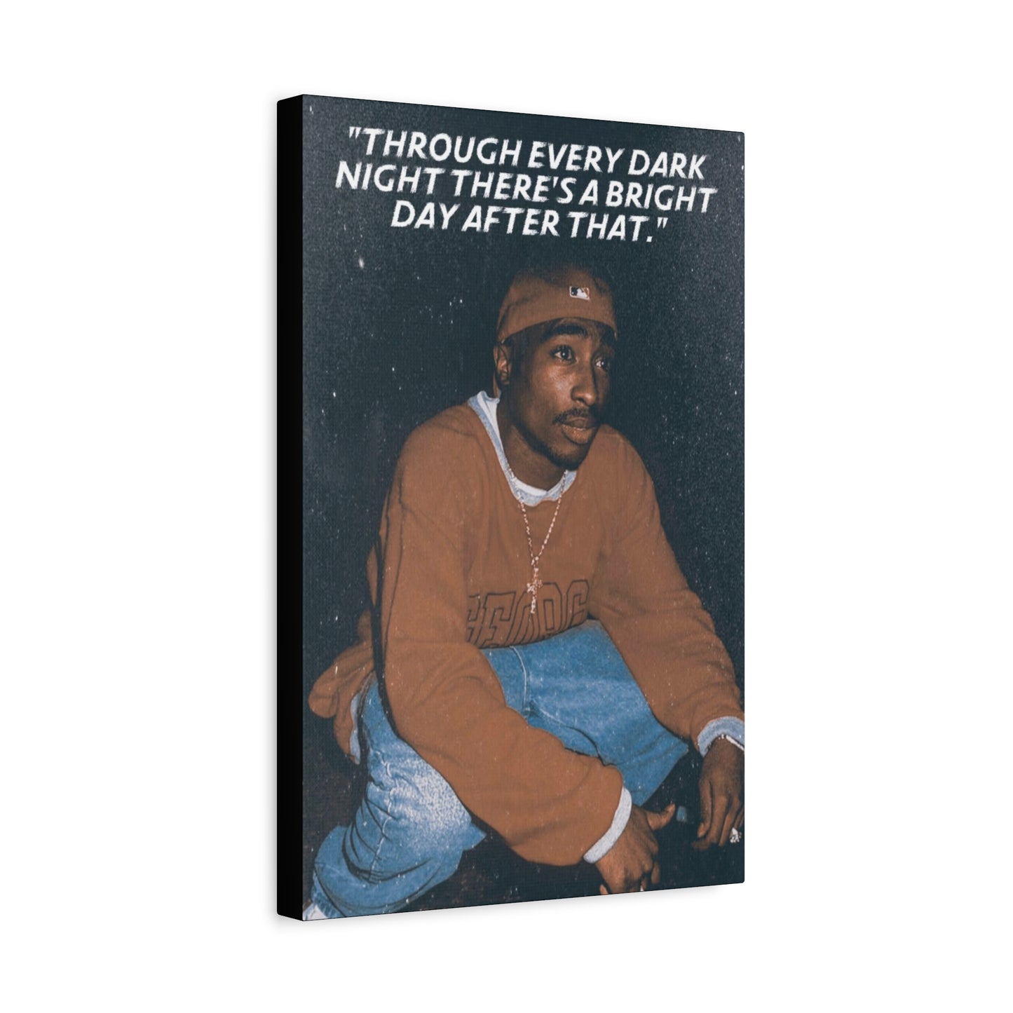 Tupac Shakur Motivational Canvas