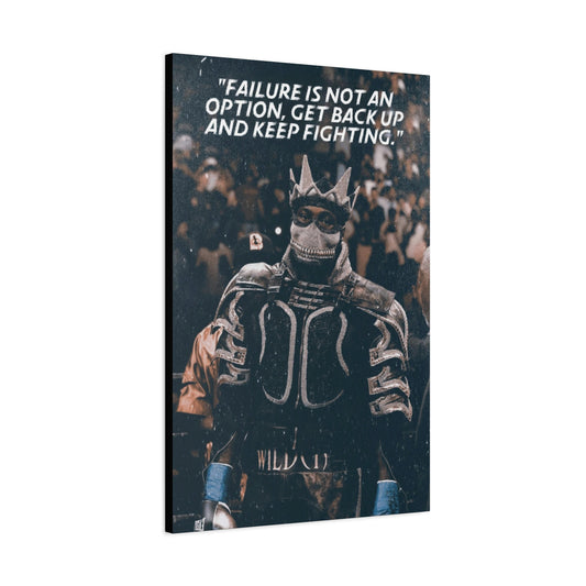 Deontay Wilder Motivational Canvas