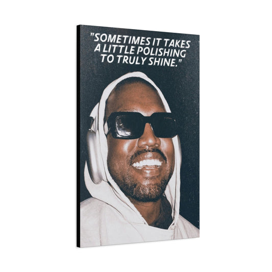 Kanye West Motivational Canvas