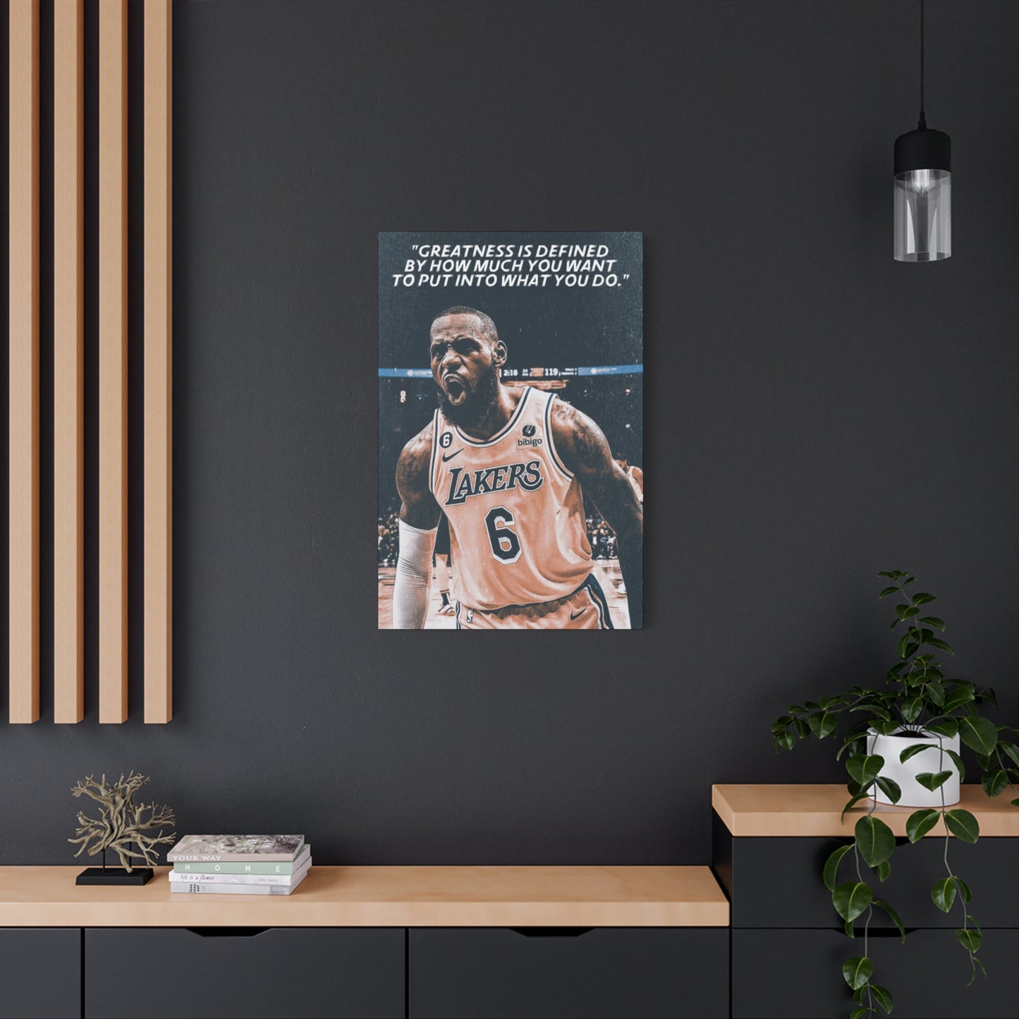 LeBron James Motivational Canvas