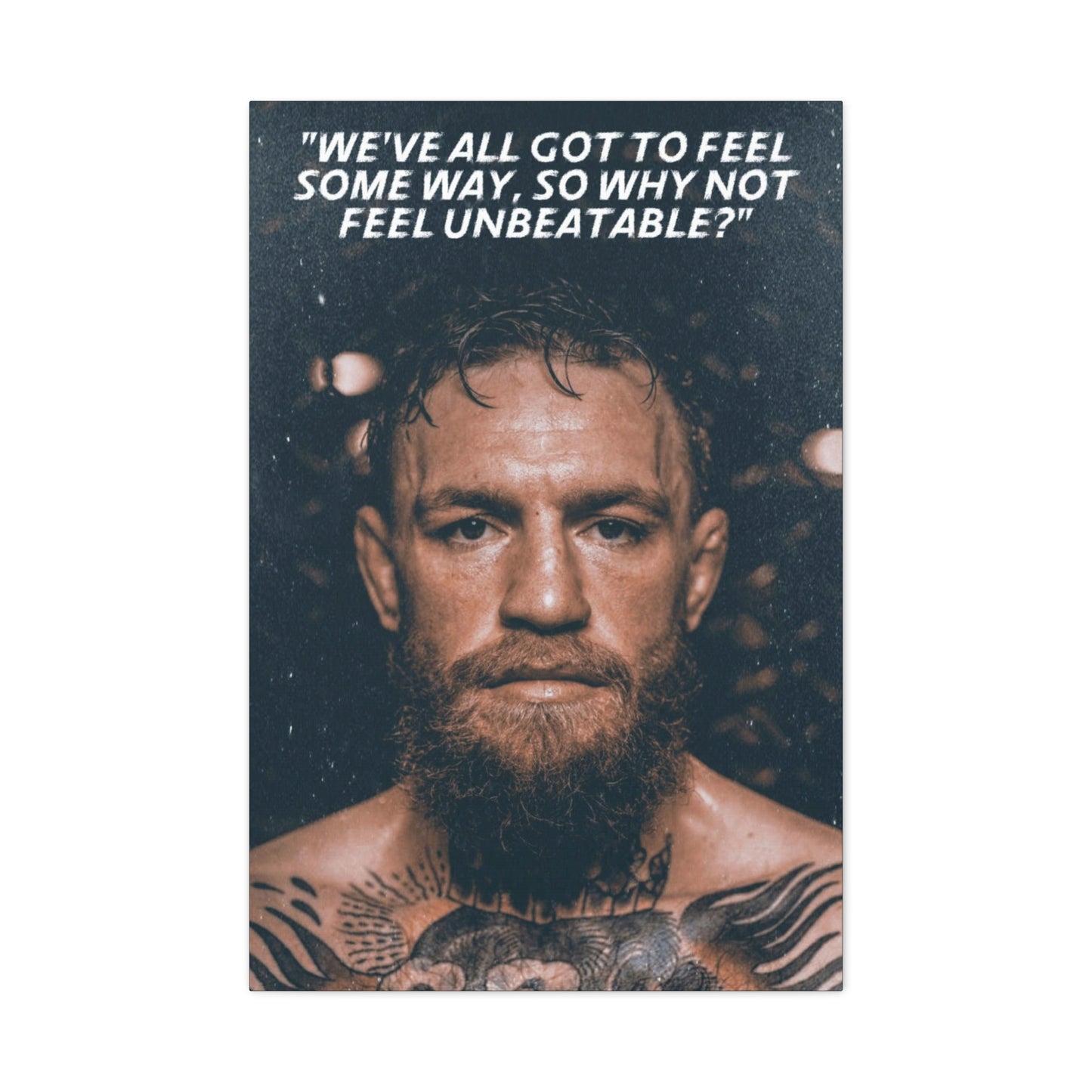 Conor McGregor Motivational Canvas