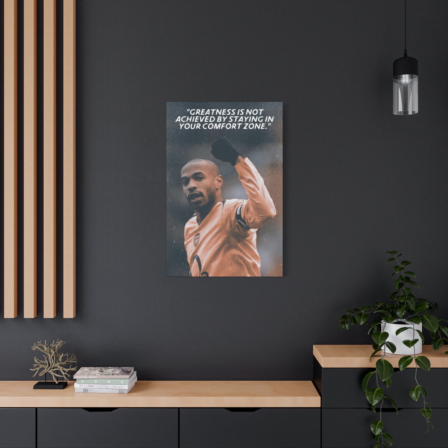 Thierry Henry Motivational Canvas