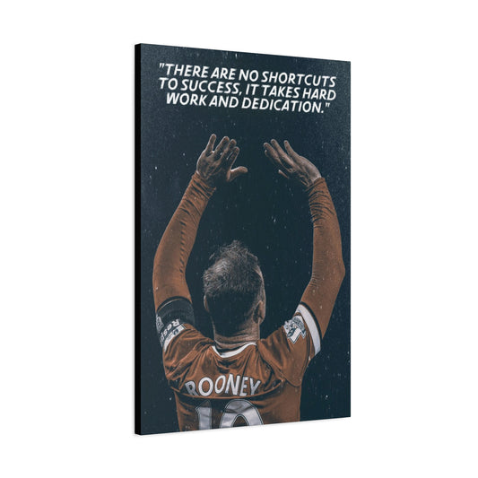 Wayne Rooney Motivational Canvas