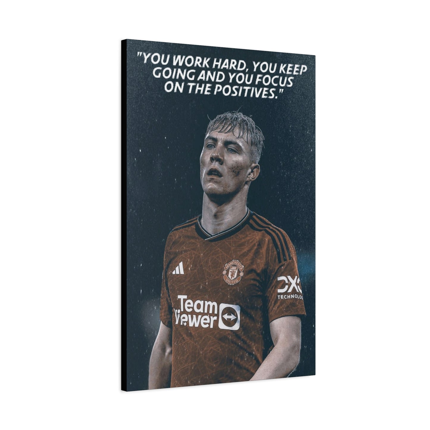 Rasmus Hojlund Motivational Canvas