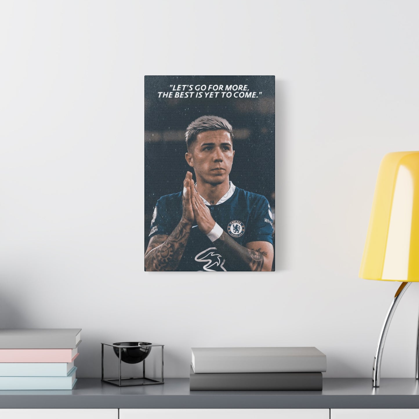 Enzo Fernandez Motivational Canvas