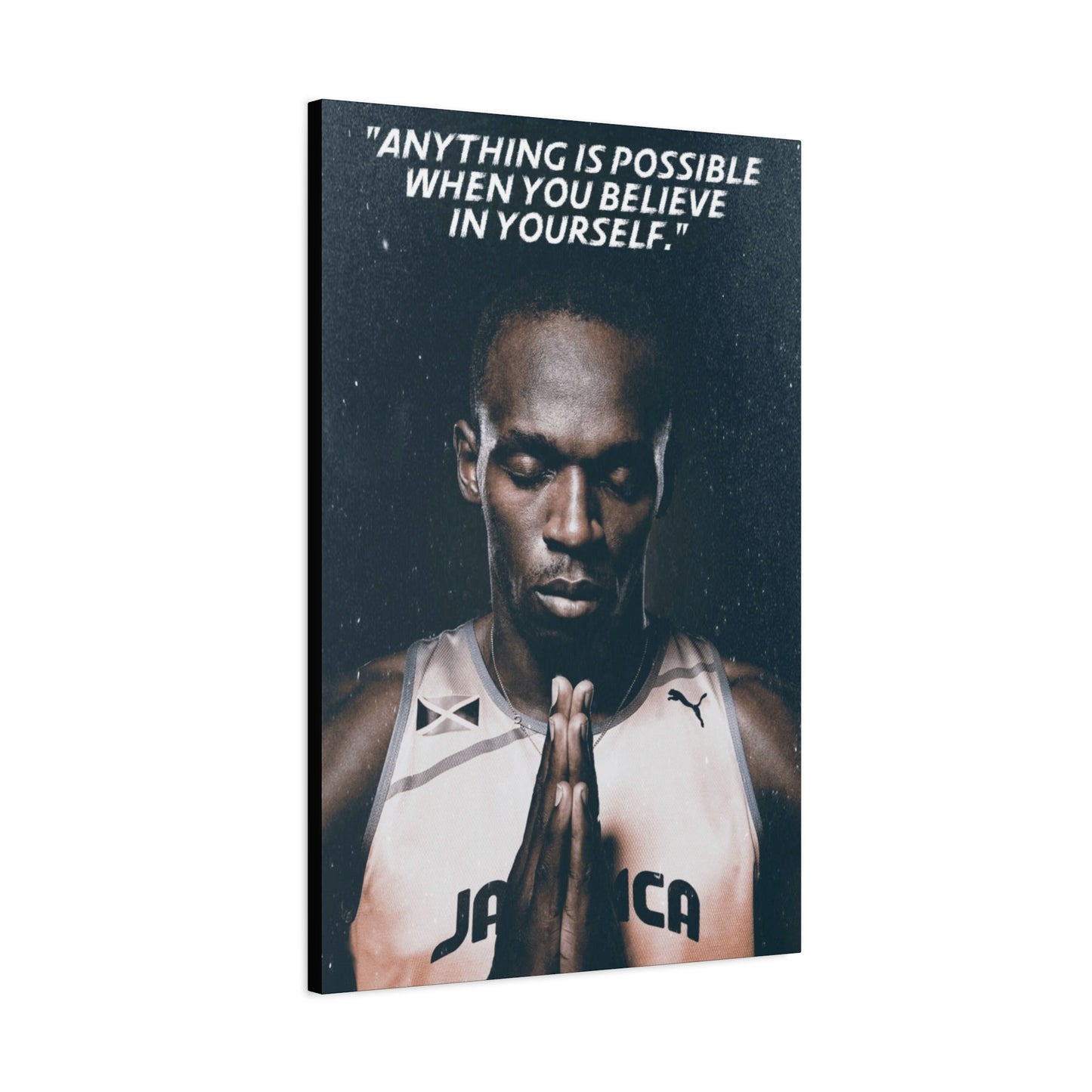 Usain Bolt Motivational Canvas