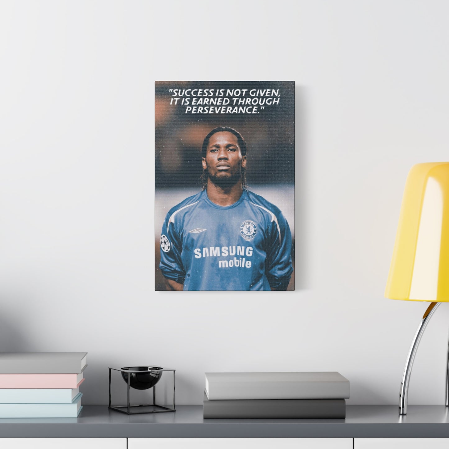 Didier Drogba Motivational Canvas