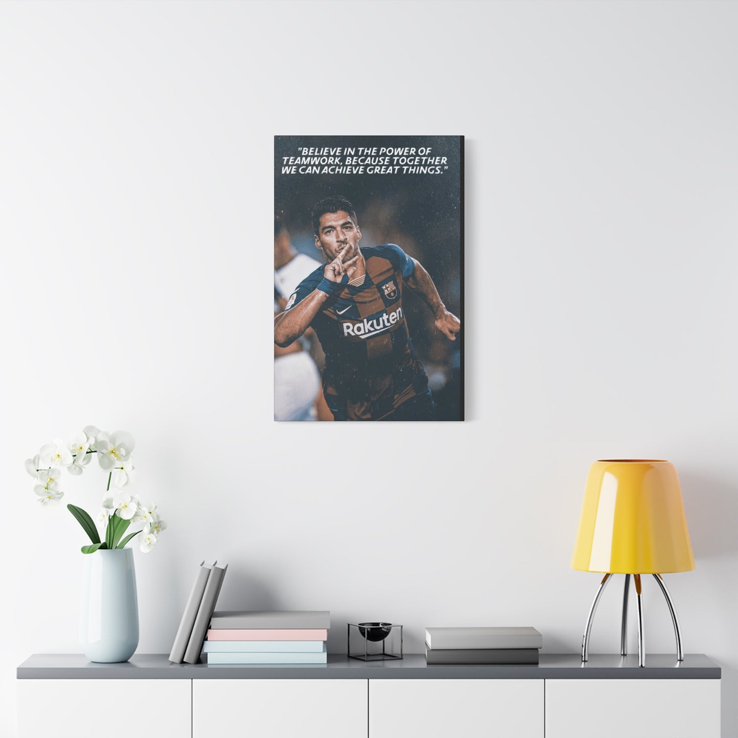Luis Suarez Motivational Canvas