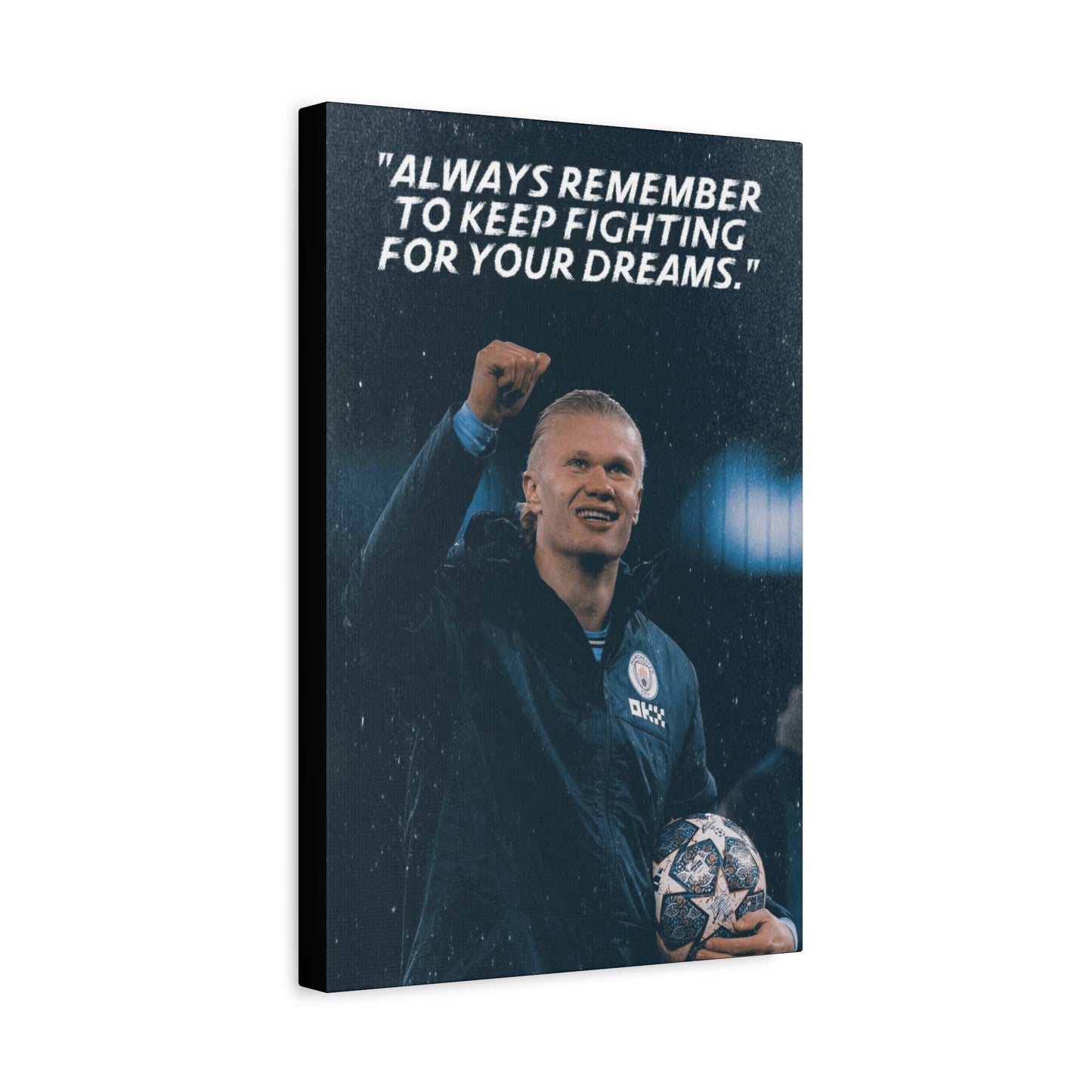 Erling Haaland Motivational Canvas