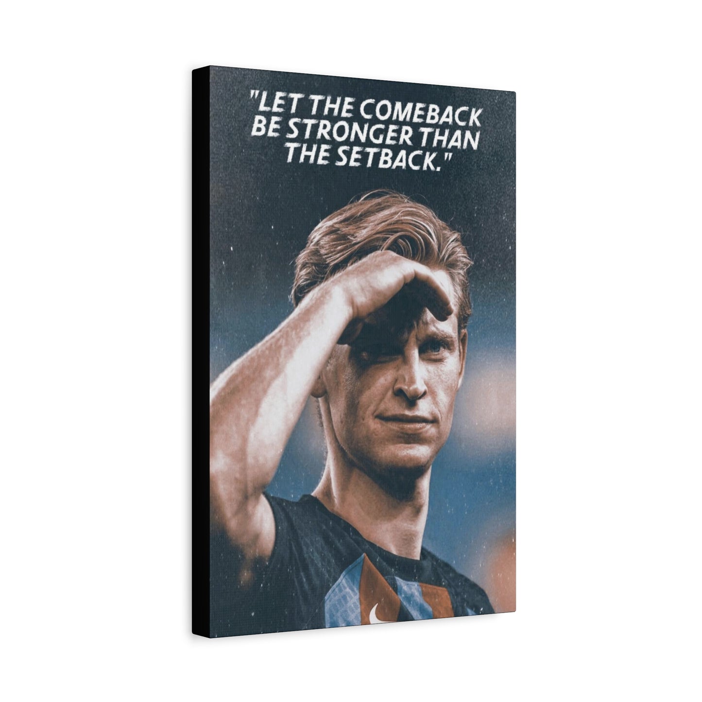 Frenkie De Jong Motivational Canvas