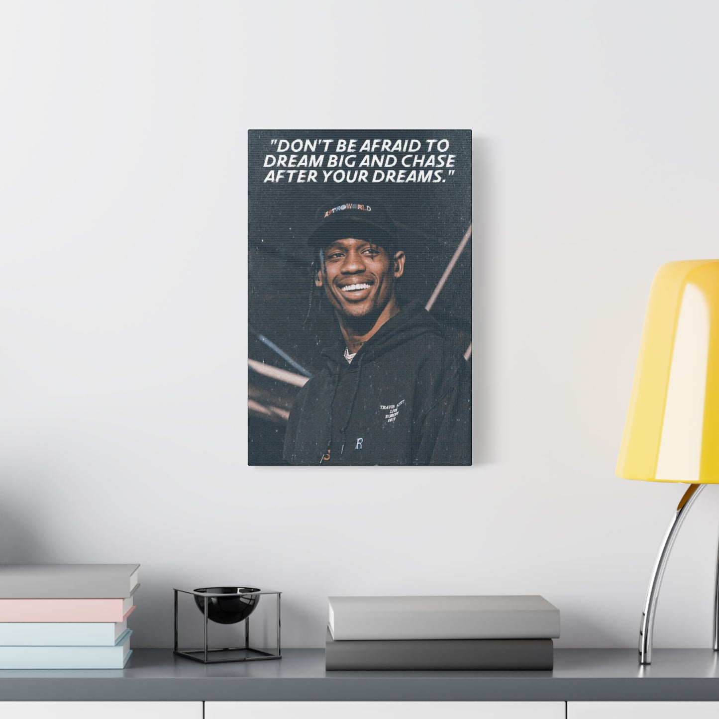 Travis Scott Motivational Canvas