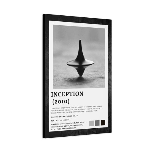 Inception Movie Cover Canvas