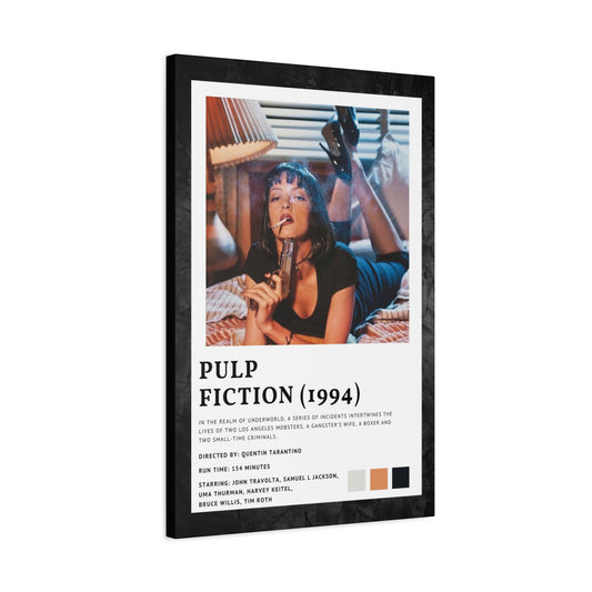 Pulp Fiction Movie Cover Canvas